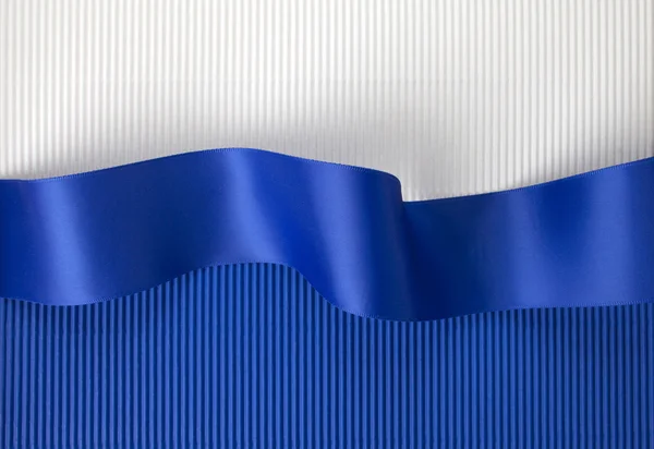 Banner de cinta azul — Foto de Stock