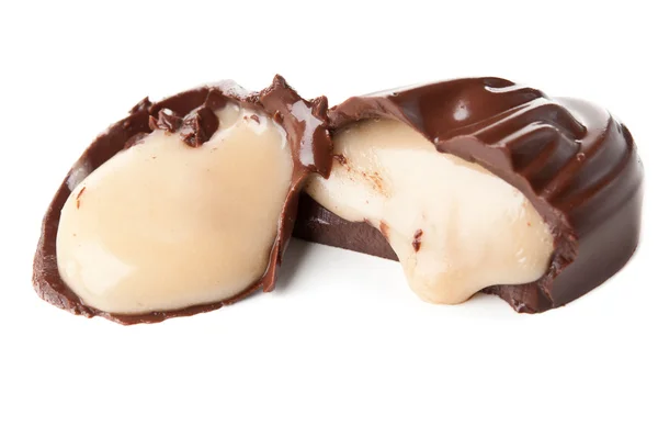 Doces de chocolate derretido — Fotografia de Stock
