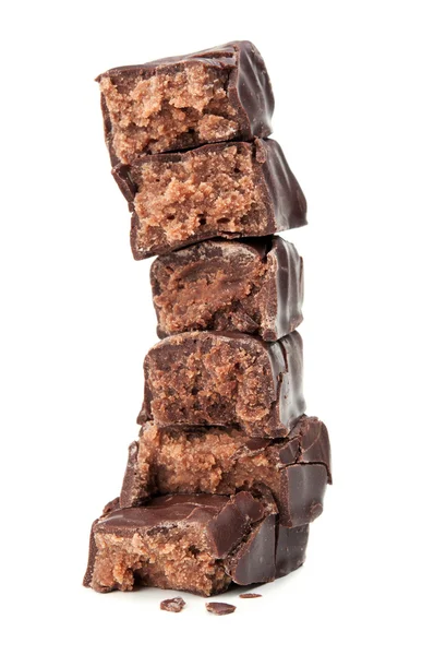 Deslize com doces de chocolate — Fotografia de Stock