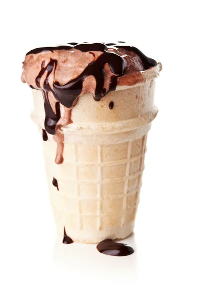 चॉकलेट आईस्क्रीम — स्टॉक फोटो, इमेज