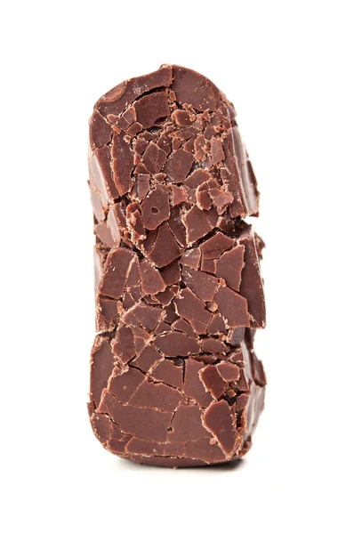 Closeup kırık çikolata şeker — Stok fotoğraf