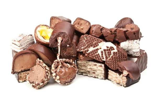 Groupe de chocolat fondu — Photo