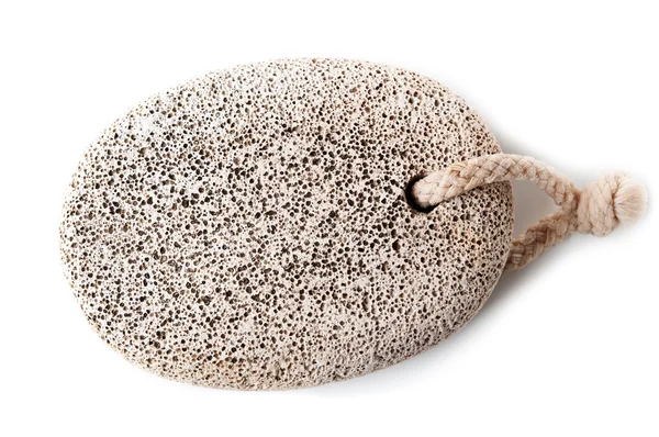 Pé de pedra-pomes em forma de esfoliação — Fotografia de Stock