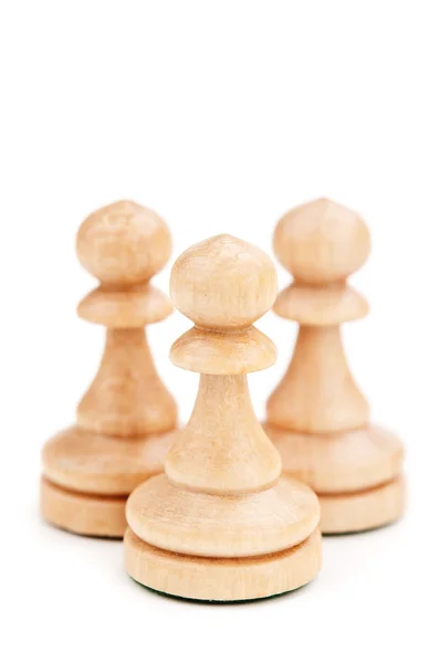 Närbild av schack tassar — Stockfoto
