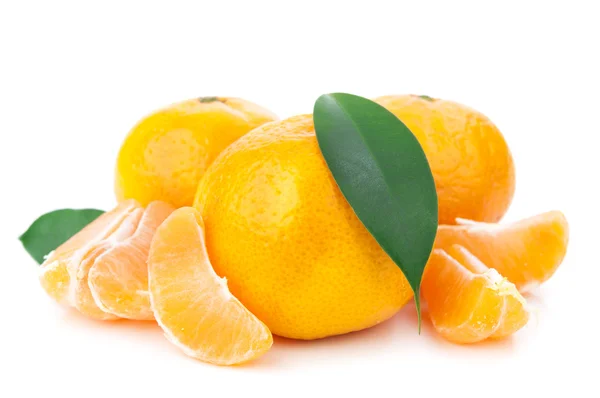Frische Orangen-Mandarinen — Stockfoto