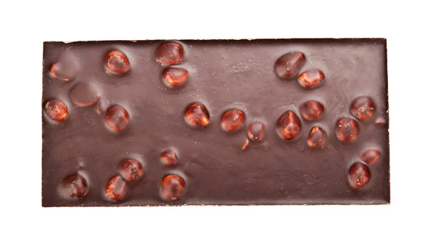 Bară de ciocolată cu nuci — Fotografie, imagine de stoc