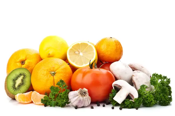 Fresh fruits and vegetables — Stock Photo, Image