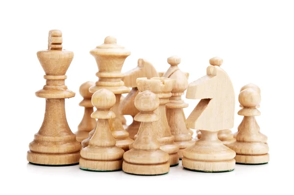 分離されたチェスの駒 — ストック写真