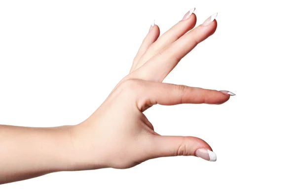Рука жест жінки — стокове фото