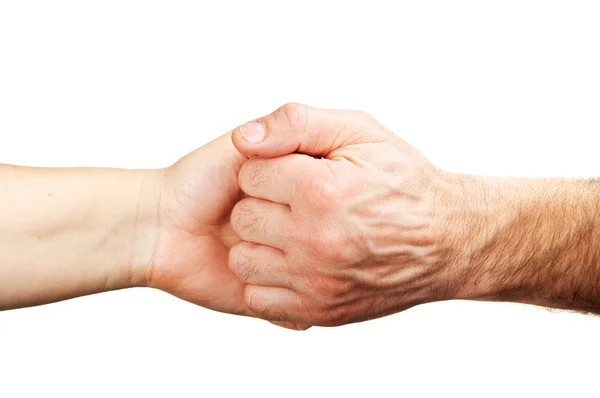 Дружній жест руками — стокове фото