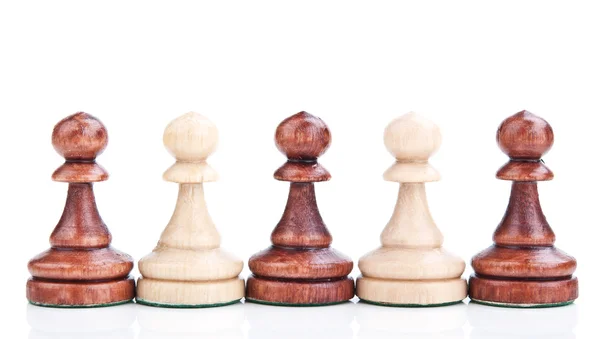 Šachy figurkami — Stock fotografie