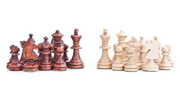 Шахматный бой — стоковое фото