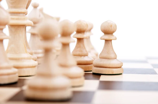 Peão de xadrez isolado — Fotografia de Stock