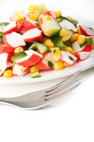 Salată proaspătă de legume izolată — Fotografie, imagine de stoc