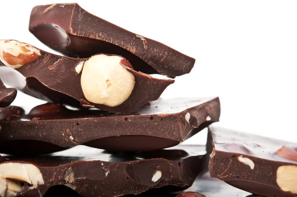 stock image Chocolate bar with nuts