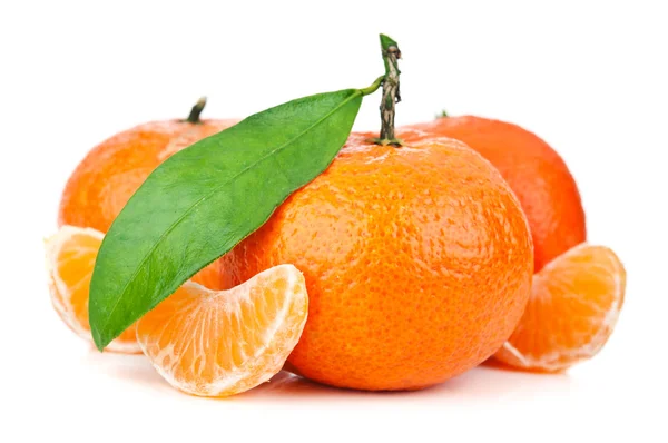 Čerstvá pomerančová mandarinky — Stock fotografie