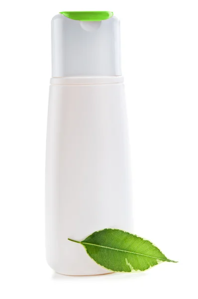 Bottiglia di shampoo a base di erbe — Foto Stock
