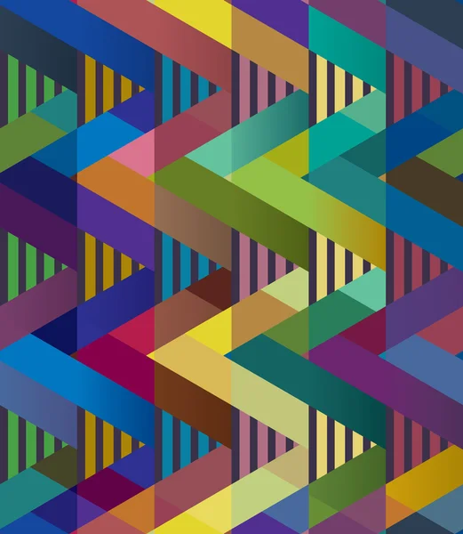 Fond abstrait de formes géométriques colorées — Image vectorielle