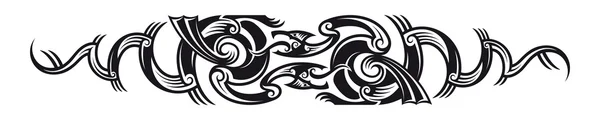 Två drakar (tatuering design) — Stock vektor