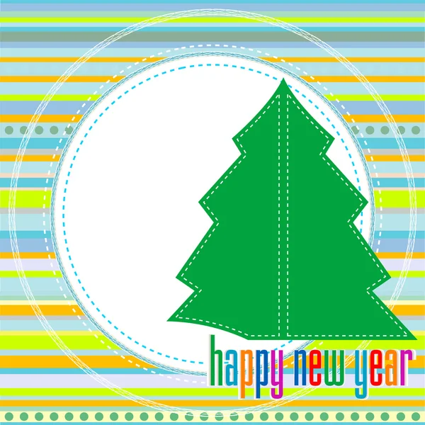 Árvore de Natal - Natal e Ano Novo —  Vetores de Stock
