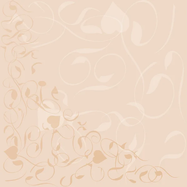 Fleur fond vectoriel bannière modèle cadre — Image vectorielle