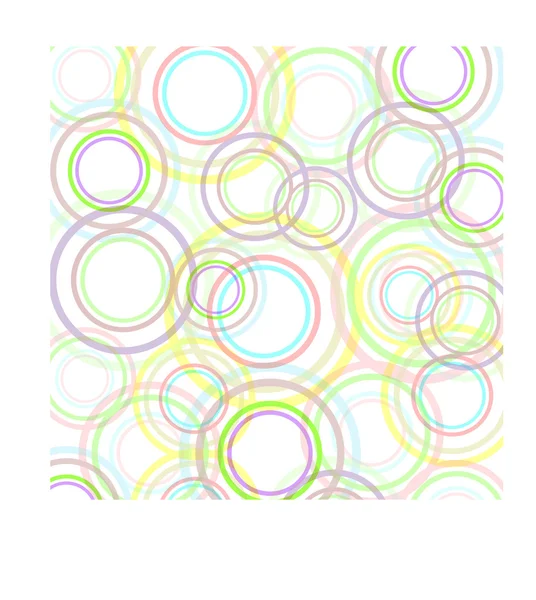 Hintergrund mit abstrakten Kreisen — Stockvektor