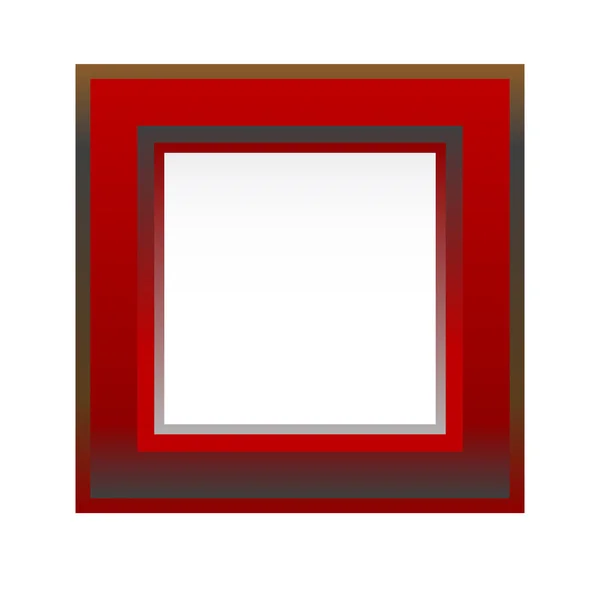 Vector Grunge Border Frame isolated on white — Stock Vector