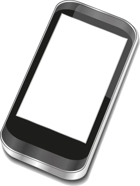 Smartphone de pantalla táctil abstracto - Iphon smartphone 3d — Vector de stock