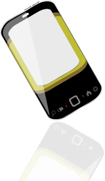 Moderna smarta telefonen för mobil kommunikation — Stock vektor