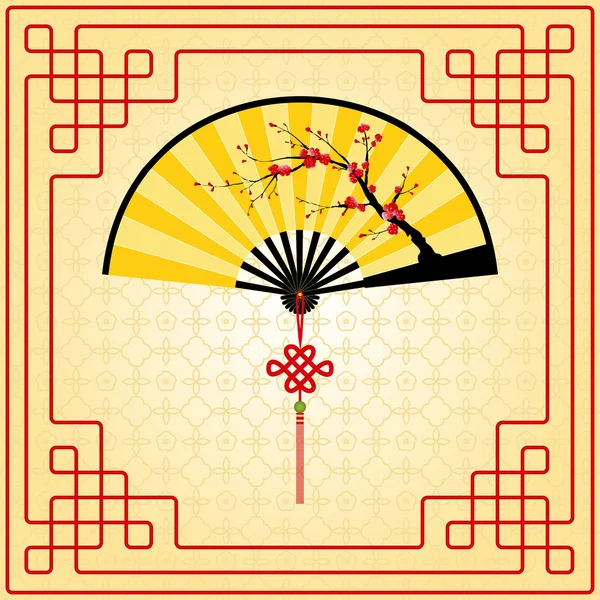 Китайская новогодняя открытка — стоковый вектор