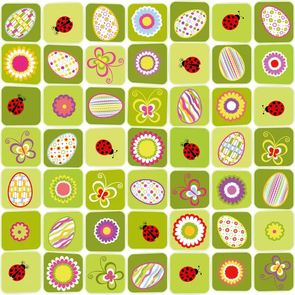 Abstract Easter holiday seamless pattern background — Stock Vector