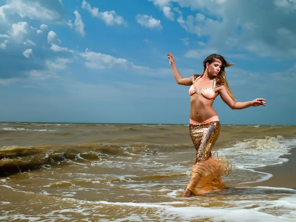 Mermaid girl — Stock Photo, Image