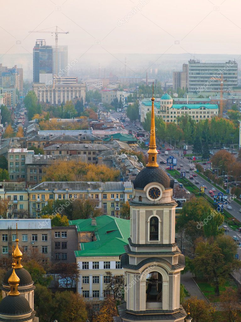 Donetsk from a height