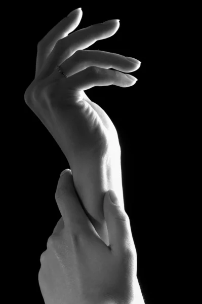 Τα χέρια της γυναίκας — Φωτογραφία Αρχείου