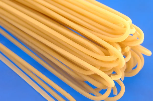 Pasta on the blue fone — Stock Photo, Image