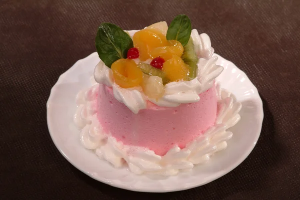 Dessert su un piatto — Foto Stock