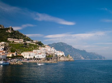 Sea in Amalfi clipart