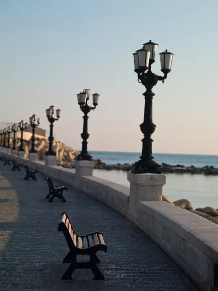 Embankment in Bari Royalty Free Stock Images
