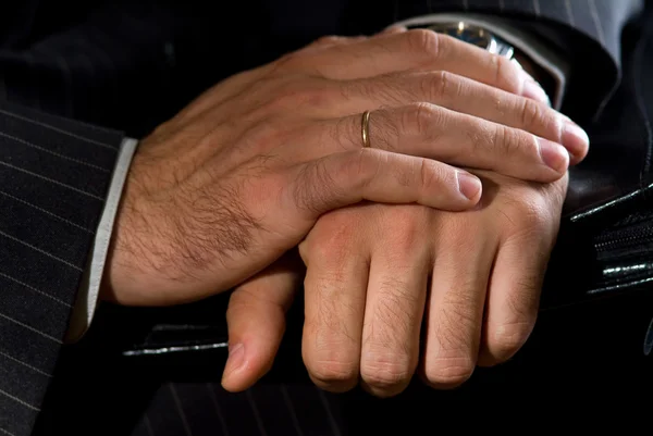 Mâinile managerului — Fotografie, imagine de stoc