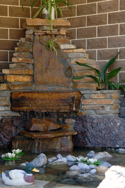 stock image Waterfall near the house