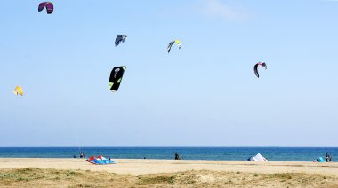 Kitesurf ayında castelldefels, barcelona