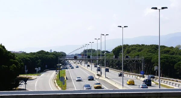 Castelldefels's highway — Stockfoto
