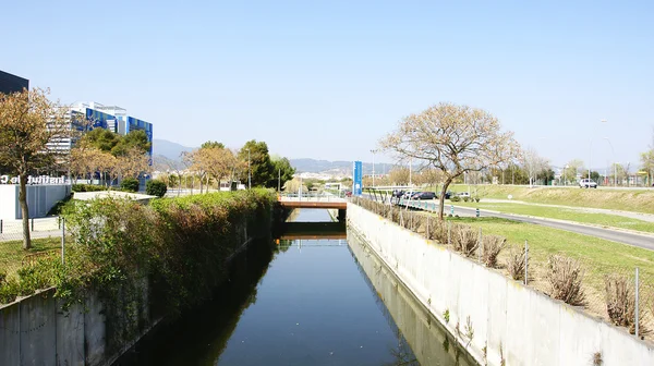 Kanal för tekniska parken i Medelhavet — Stockfoto