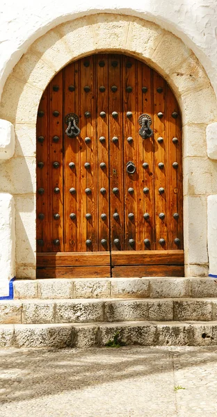 Door of the palace of "Mar y Cel" — Stock Photo, Image