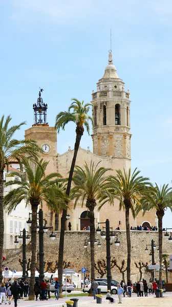 Church of Sant Bartomeu and Sant Tecla — Stock Photo, Image