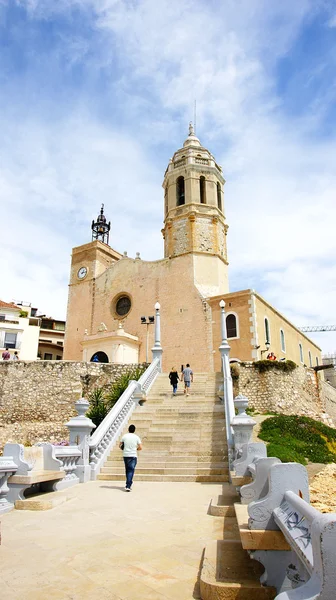 Kostel sant bartomeu a sant tecla — Stock fotografie