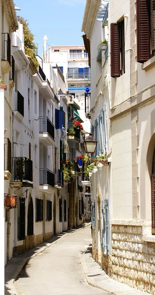 Sitges's typical street — Stock Photo, Image
