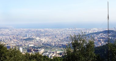 Barselona şehir panoramik