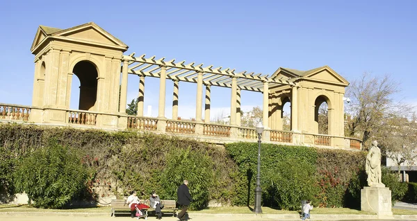 Balcone del Palazzo di Pedralbes — Foto Stock