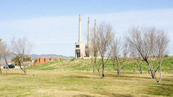 火力発電所の parc フォーラム — ストック写真